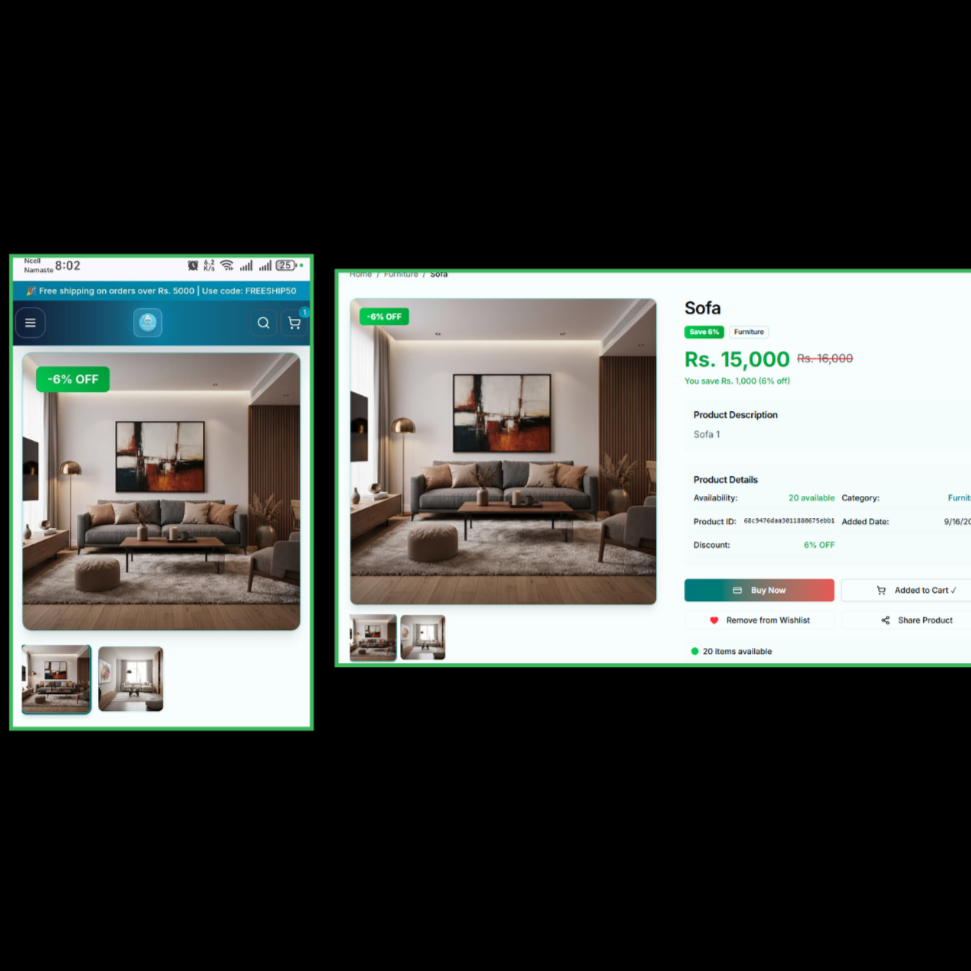 Complete Ecommerce Store 